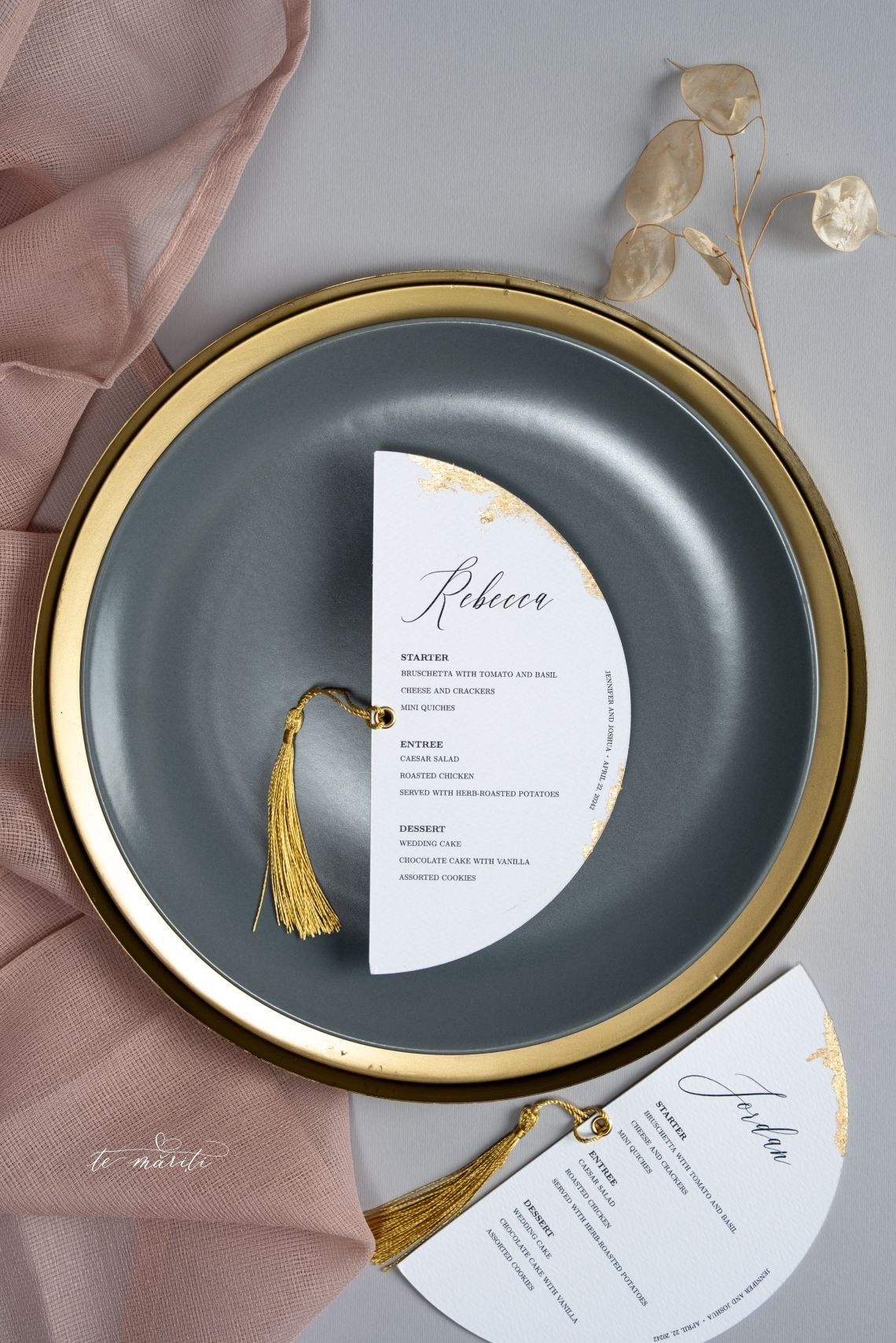  Golden Half Moon, Meniu Nuntă